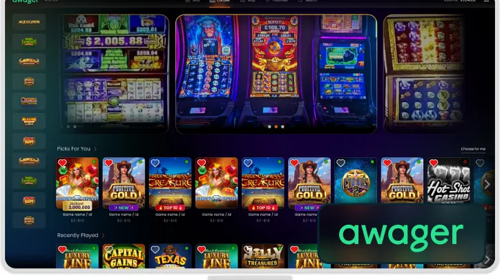 Awager Live Casino Lobby preview
