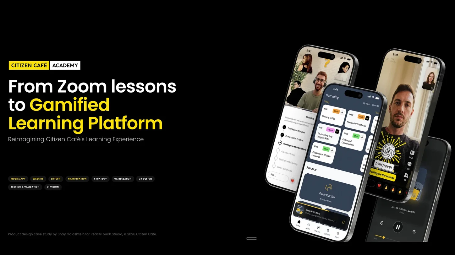 Citizen Café Learning Platform preview