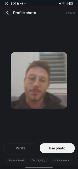 Chatroulette camera activation