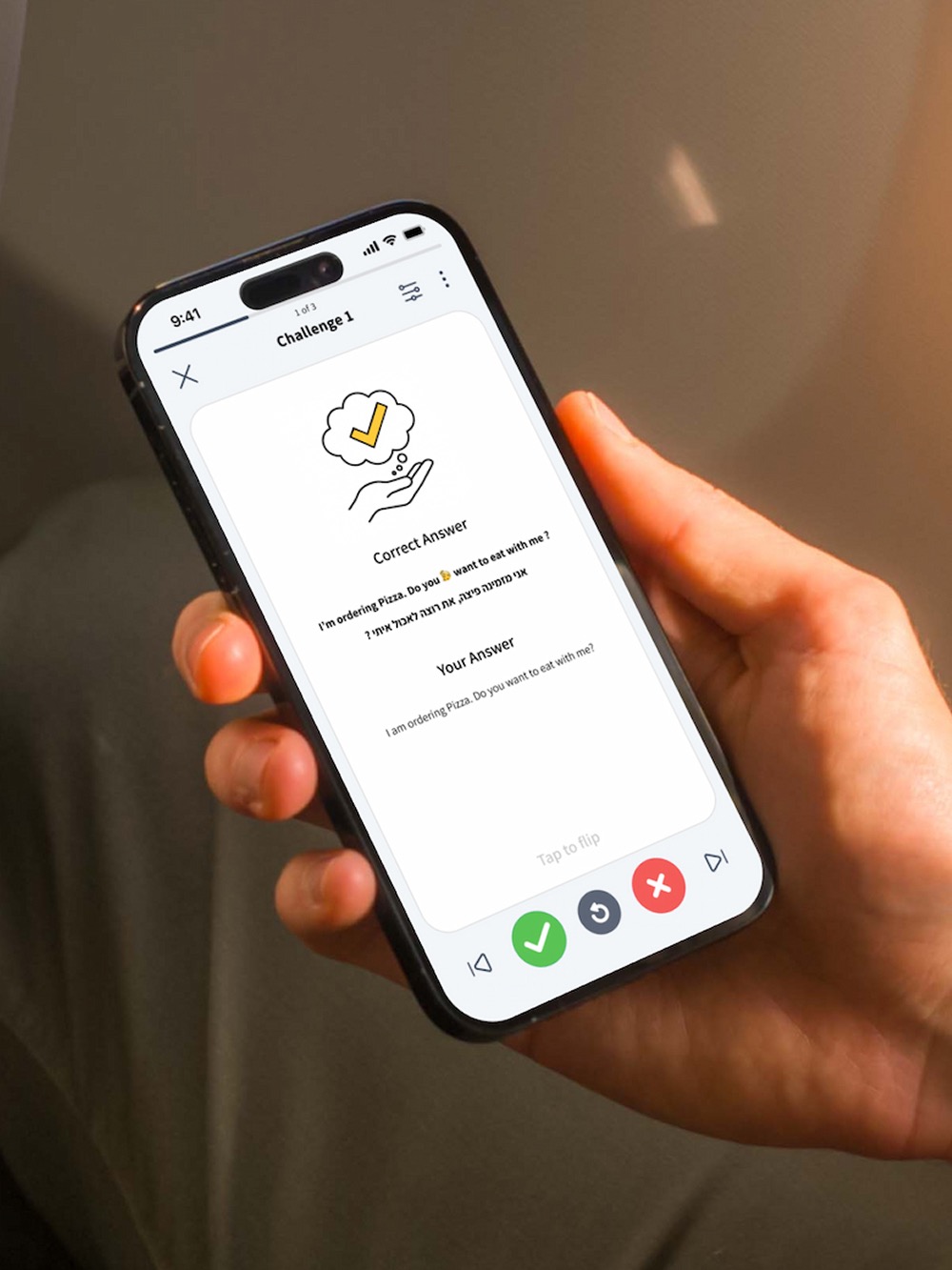 Practice to Go — self-practice tool screens.